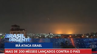 Israel promete atacar Irã após bombardeio em Tel Aviv  Brasil Urgente [upl. by Dressler]