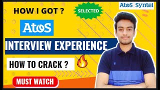 Atos  Syntel  Interview Experience  Exam Pattern  How to prepare  Must watch  Tips amp tricks [upl. by Luhe]