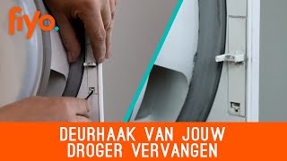 Deurhaak van jouw droger vervangen [upl. by Anwahsed]