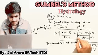 Gumbels method in Hydrology for flood estimation  Flood Routing  GATE 2022 [upl. by Nire176]