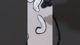 Letter Writing with Outline Markersviral satisfying shorts [upl. by Marienthal994]