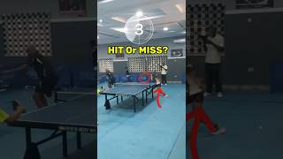 Hit or Miss Make a Guess tabletennis pingpong sport shorts [upl. by Seiden]