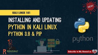 How to Install  Update Python amp PIP in Kali Linux 20201  Kali Linux 101 [upl. by Nodal]