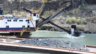 Dredging on Panama Canal [upl. by Hawley818]