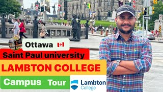 LAMBTON COLLEGE IN OTTAWA  SAINT PAUL UNIVERSITY  CAMPUS TOUR Princeyadavca [upl. by Naryk]