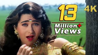 Karishma Kapoor 4K Song  Ui Amma Ui Amma  Raja Babu  Govinda  Bollywood 4K Video Song  Poornima [upl. by Ecirtahs300]