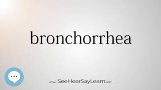 bronchorrhea [upl. by Eliezer]