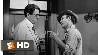 To Kill a Mockingbird 110 Movie CLIP  What Kind of Man Are You 1962 HD [upl. by Yhtir]