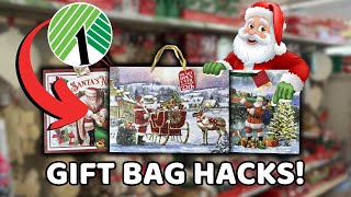 Grab Dollar Tree Gift BagsHigh End Christmas DIYs [upl. by Itraa]