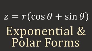 Linear Algebra Polar and Exponential Forms of a Complex Number [upl. by Thornie]