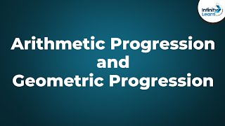 Arithmetic Progression and Geometric Progression  Dont Memorise  GMATGRECATBank POSSC CGL [upl. by Mhoj]