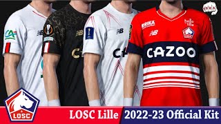 PES2021 LOSC Lille Official kit 20222023 [upl. by Leggat]