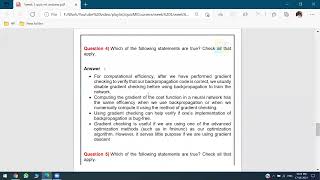 Coursera Machine Learning Stanford week 5 Quiz Answers  Andrew Ng [upl. by Helli416]