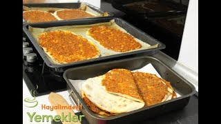 LAHMACUN Bu Tariften Şaşmayın Ev Yapımı Yumuşacık Lahmacun Tarifi Lahmacun Nasıl Yapılır [upl. by Toshiko]