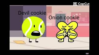 devil cookie scared onion cookie bfdi [upl. by Wootan127]