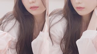 4K 고화질 세로직캠 화이트 원피스 속👙  LOOKBOOK 세로룩북 [upl. by Galatia]