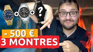 Moins de 500 EUROS pour une COLLECTION DE MONTRES de qualité Lip Seiko pleins dexemples [upl. by Cirdek563]