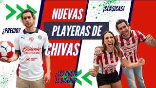 Las nuevas playeras de Chivas temporada 2425  Clásicas [upl. by Gabler449]