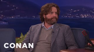 Zach Galifianakis Successful Diet Secrets  CONAN on TBS [upl. by Eras391]