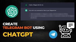 Create a Telegram Bot in 10 Minutes with ChatGPT Make and deploy telegram bot with ChatGPT [upl. by Redleh279]