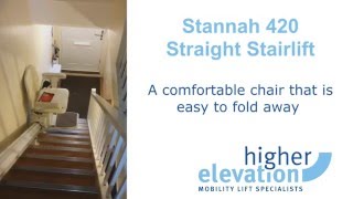 STANNAH 420 STRAIGHT STAIRLIFT [upl. by Eeryk190]