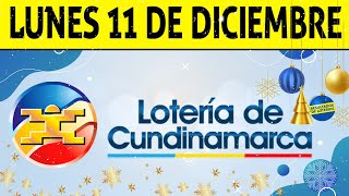 Resultados Lotería de CUNDINAMARCA Lunes 11 de Diciembre de 2023 PREMIO MAYOR 😱💰🚨 [upl. by Etteniuqna685]