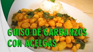 RECETA Guiso de Garbanzos con Acelgas [upl. by Nelie]