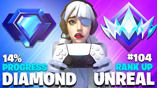 Diamond to Unreal SPEEDRUN Fortnite Ranked [upl. by Attennaej350]