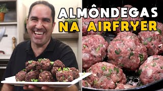 Como Fazer Almôndegas na Airfryer  Tv Churrasco [upl. by Oramlub]