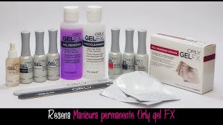 Reseña Manicura permanente Orly gel FX  kittypinky [upl. by Ahsilaf]