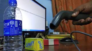 How to use Motorola Zebra Symbol Entry Level Barcode Scanner LS1203 [upl. by Skipp]