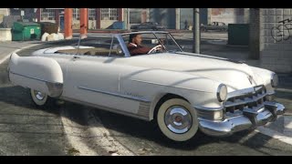 Driving a 1949 Cadillac Series SixtyTwo Convertible in GTA 5 [upl. by Atinniuq381]