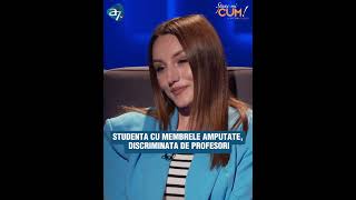 Studenta cu membrele amputate discriminata de profesori Ana Negrei [upl. by Harriet]