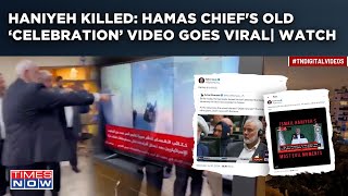 Haniyeh Killed Watch How Hamas Boss Laughed Celebrated After Oct 7 Massacre Netizens Say Karma [upl. by Thibault]