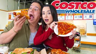 Eating Every Costco Food [upl. by Nurav]