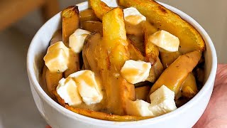 Recette de la poutine maison simple et rapide 🍟  HOW TO MAKE CANADIAN POUTINE  وصفة بوتين [upl. by Analah262]