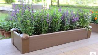 using composite decking for planting boxes [upl. by Kerrison302]