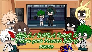 Class 1A react to quotWrong target😂quot  meme  React  Trend✨  BnhaMha  Izugouシ︎ [upl. by Eelyk]