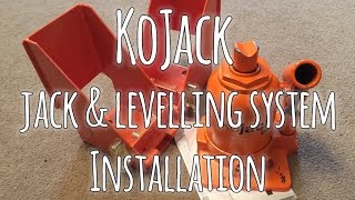 KoJack  Jack amp Levelling system  Installation onto a caravan [upl. by Garcia623]