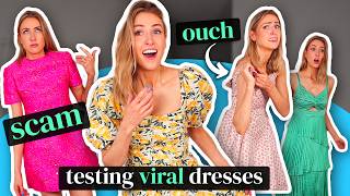 I Bought 8 VIRAL DRESSES off TIKTOK amp INSTAGRAM  is ANYTHING worth buying [upl. by Pomeroy]