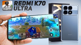 Redmi K70 Ultra  BGMI Test with FPS Meter 🔥 [upl. by Nywles]