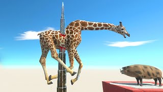 Jump Over Giant Piercer  Animal Revolt Battle Simulator [upl. by Eatnahs585]