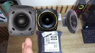 Tweeter unlike 150 w rms e comparação [upl. by Derrej]