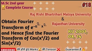 Fourier TransformFourier Series Example amp Solutions🎯Complete Concept of Fourier TransformRU RRBMU [upl. by Triplett]