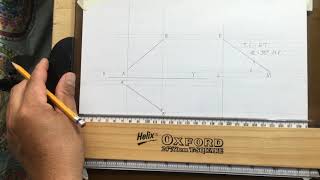 Triangulation Method True Lenght of a Line [upl. by Holzman]