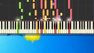 Barbra Streisand Stoney End Synthesia Piano Piano Tutorial Synthesia [upl. by Fechter356]