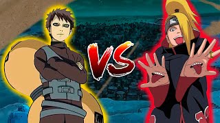 Gaara VS Deidara full fight Naruto Shippuden [upl. by Tengler229]