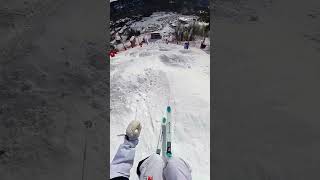 GoPro  World Cup Mogul Skiers POV 🎬 Rasmus Stegfeldt Shorts Skiing [upl. by Akeyla]