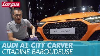 Audi A1 citycarver  une petite baroudeuse à Francfort [upl. by Renault]