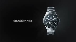 FR ScanWatch Nova — Puissance clinique Finitions éblouissantes [upl. by Anelis]